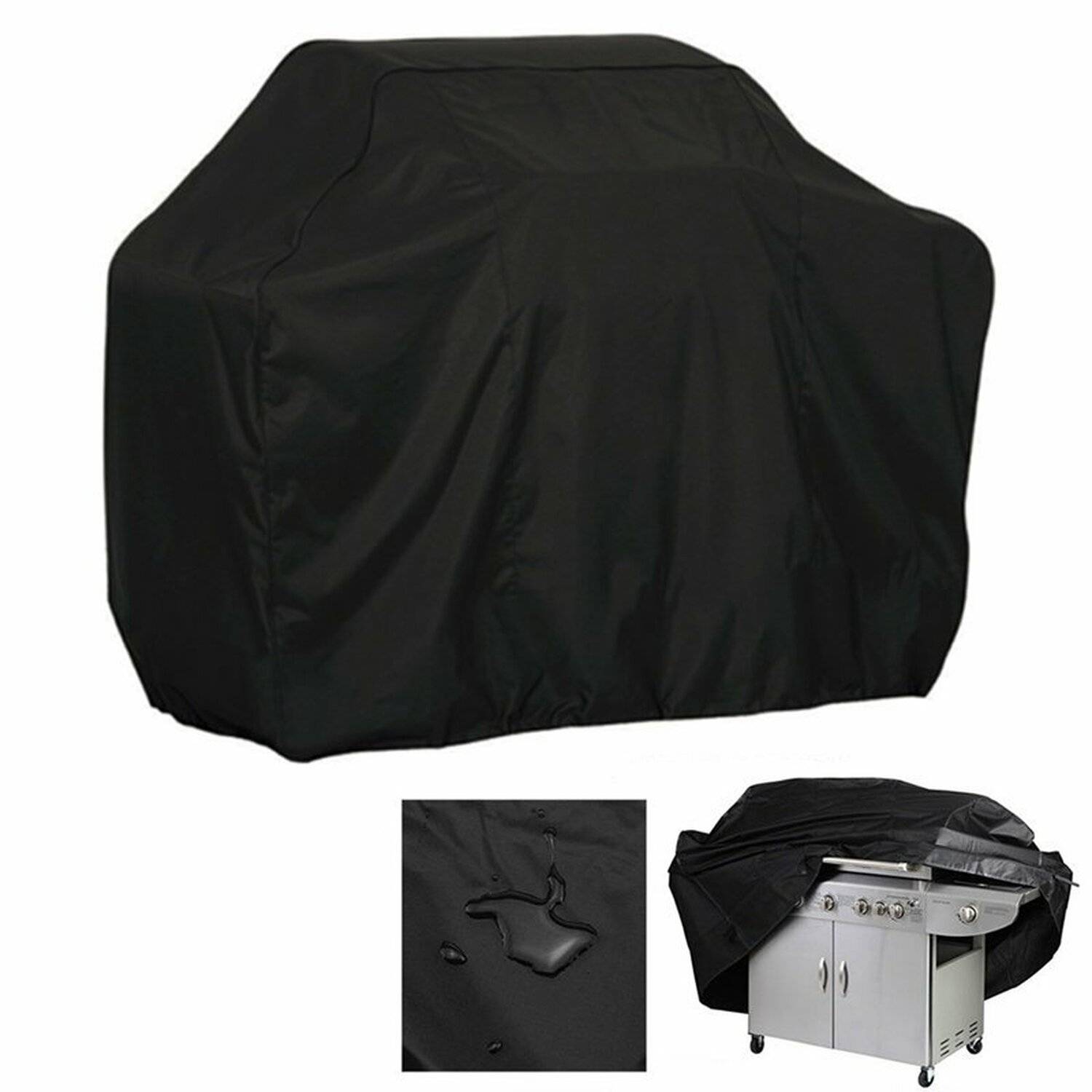 Wasserdichte BBQ Grillplane ( S ) 60x66x100cm Abdeckhaube Abdeckplane für Gasgrill Roller Fahrrad Cover Schutz S