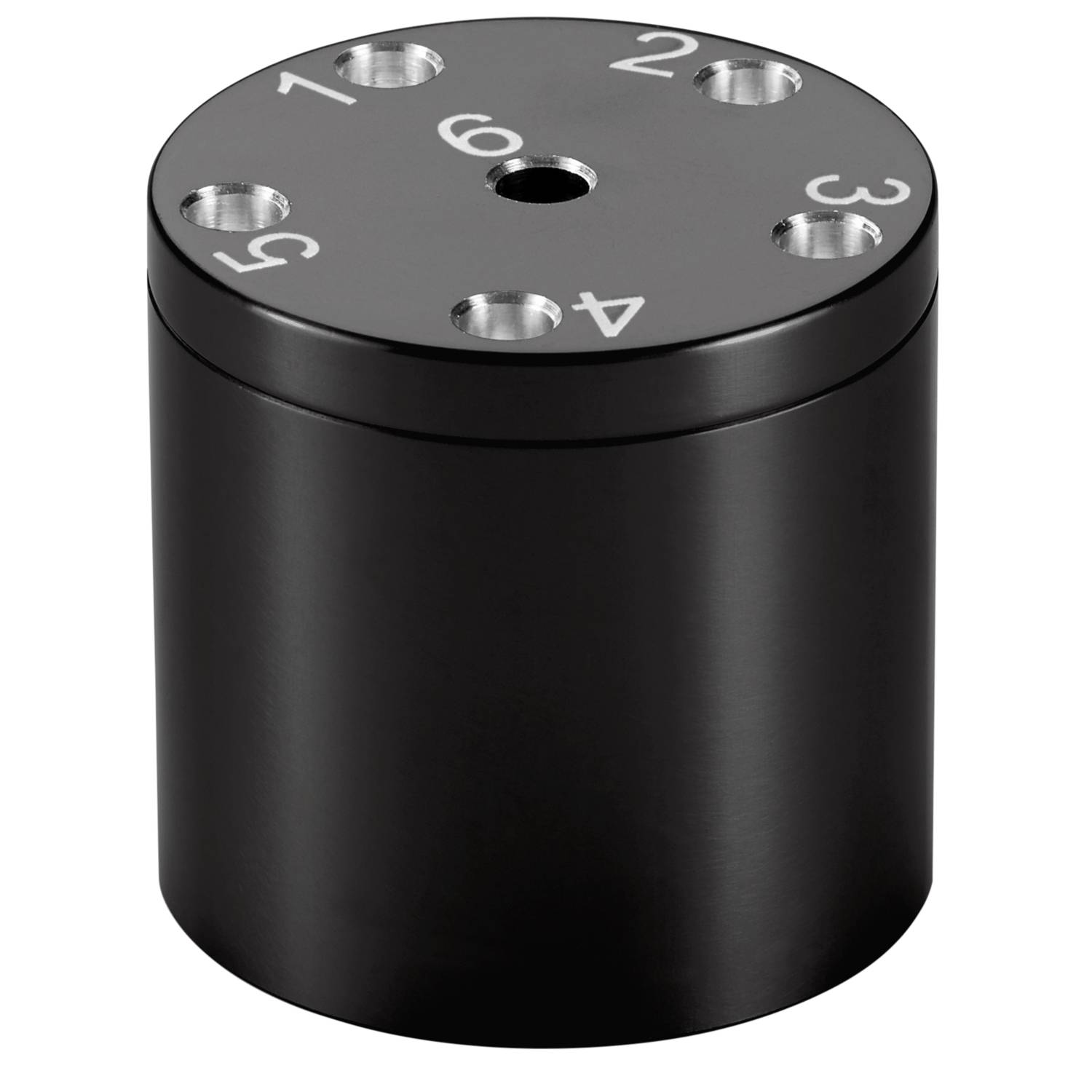 BestSaller 3003 SUPER SIX Würfelspiel Aluminum Sonder Edition, 36 Spielstäbchen & 2 Würfel, schwarz