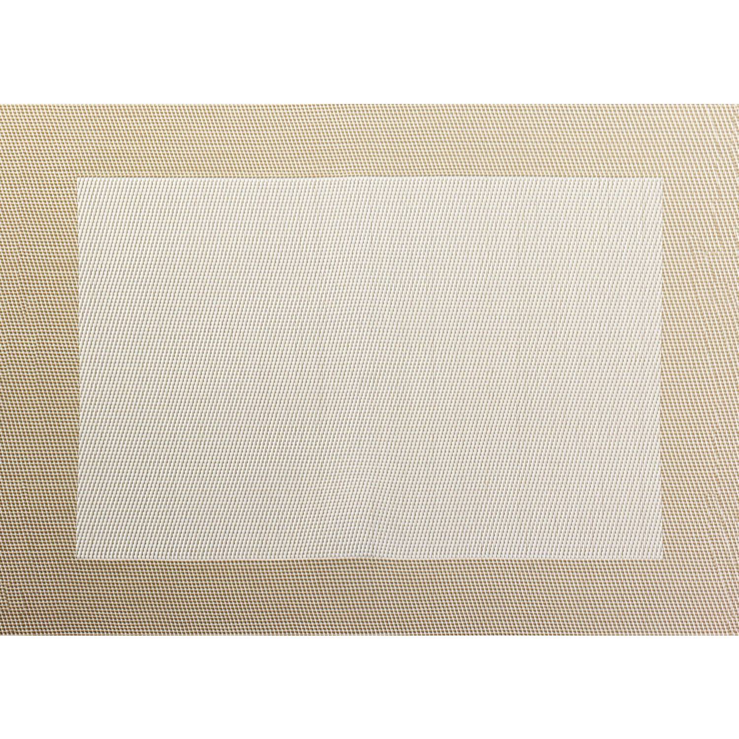 ASA Selection 78052076 Weboptik Tischset, 46 x 33 cm, Polychlorid, off-white