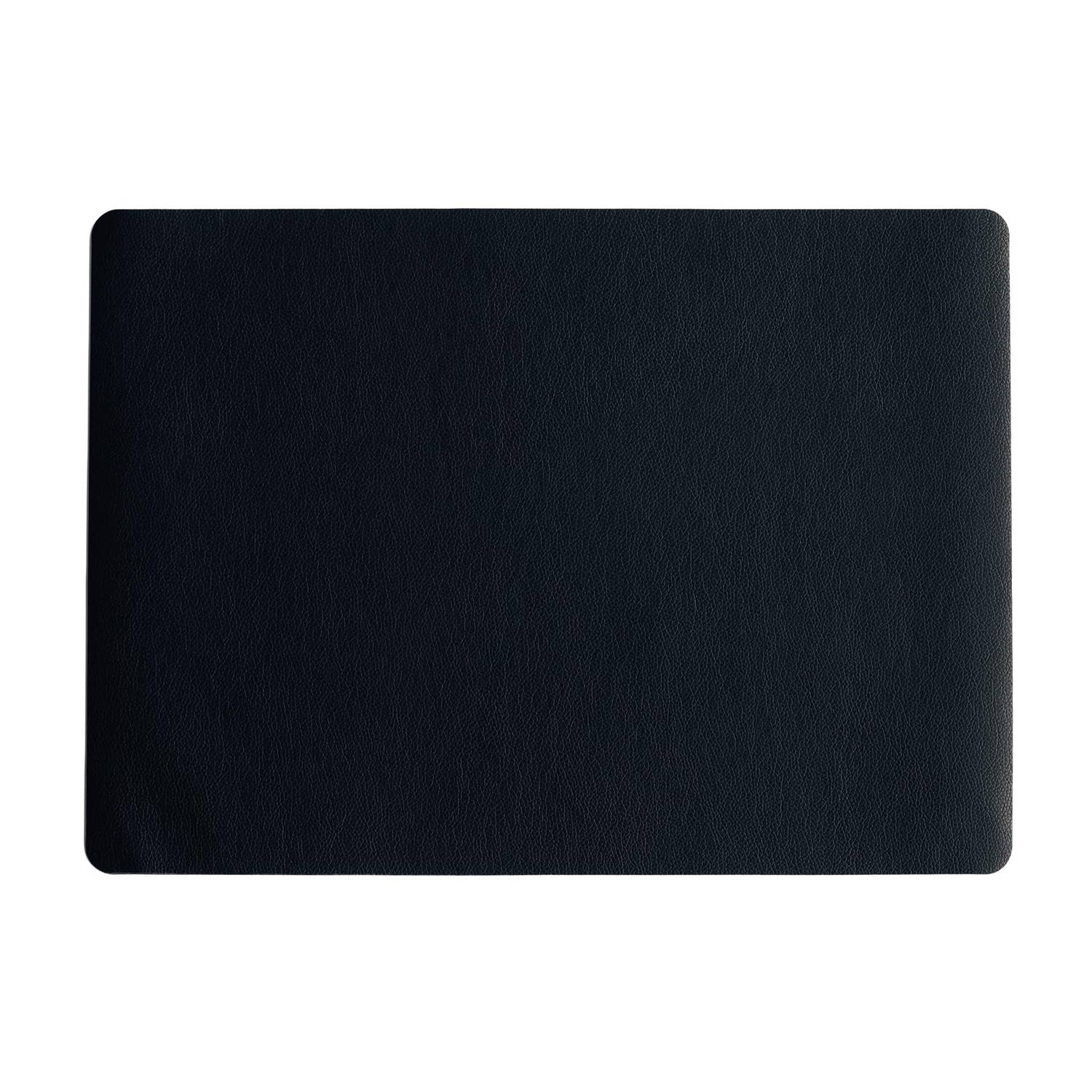 ASA Selection 7805420 Lederoptik Tischset, 46 x 33 cm, Polychlorid, schwarz