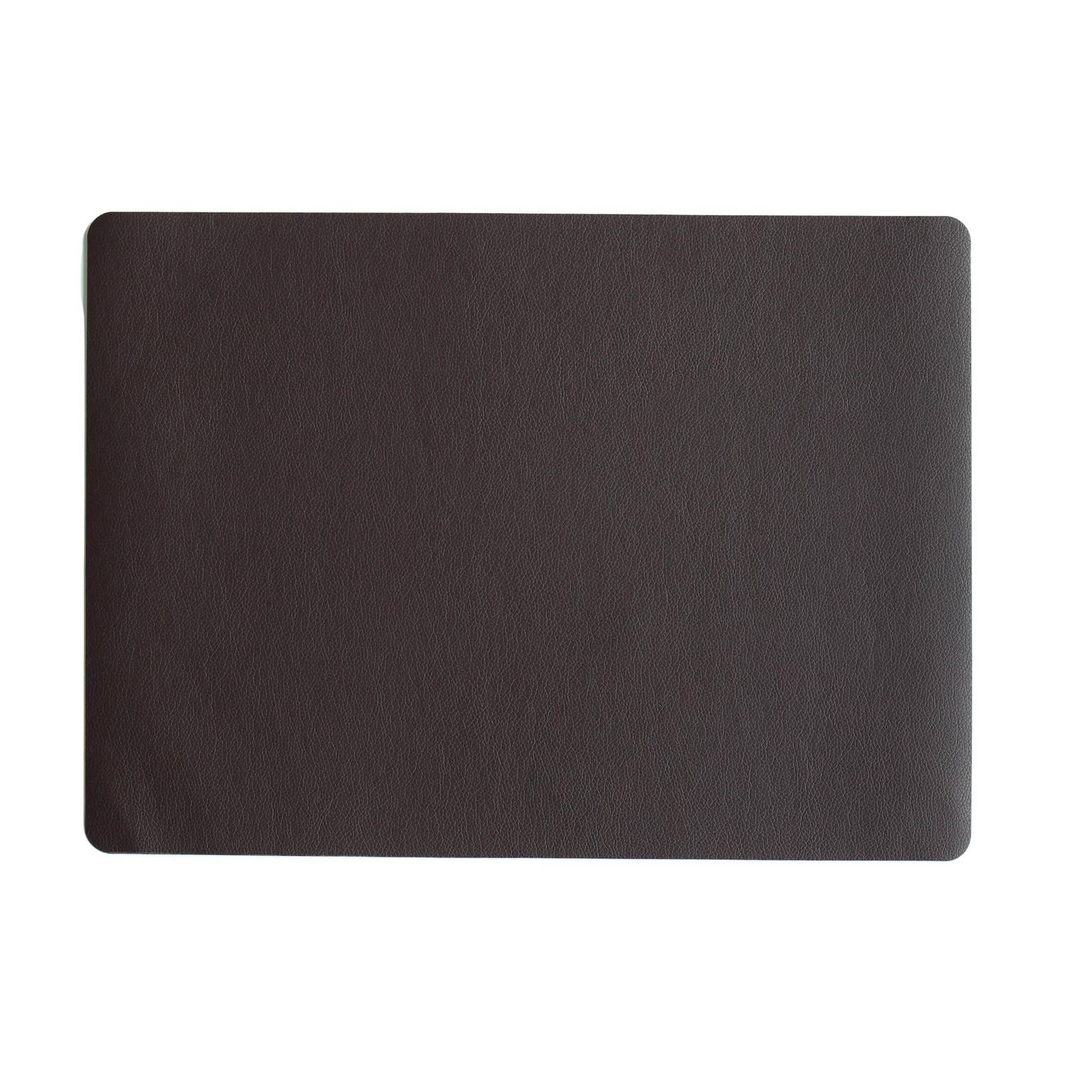 ASA Selection 7804420 Lederoptik Tischset, 46 x 33 cm, Polychlorid, schoko
