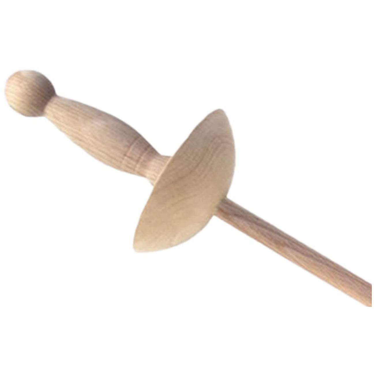 BestSaller 1123 Degen mit gedrechseltem Griff, Holz, 75cm lang, geölt, natur