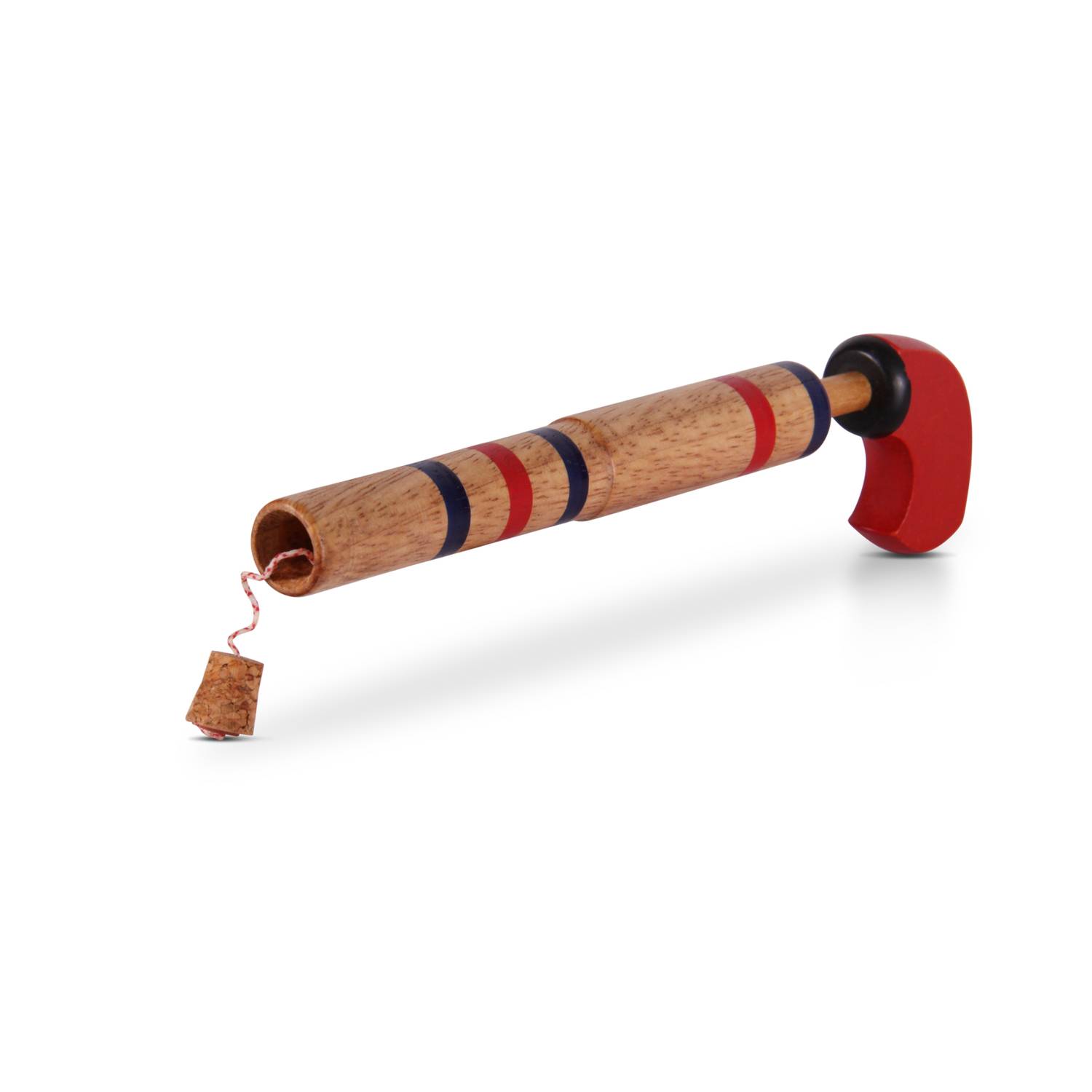 BestSaller 1239 Piraten Korkenknaller-Pistole, Holz, natur