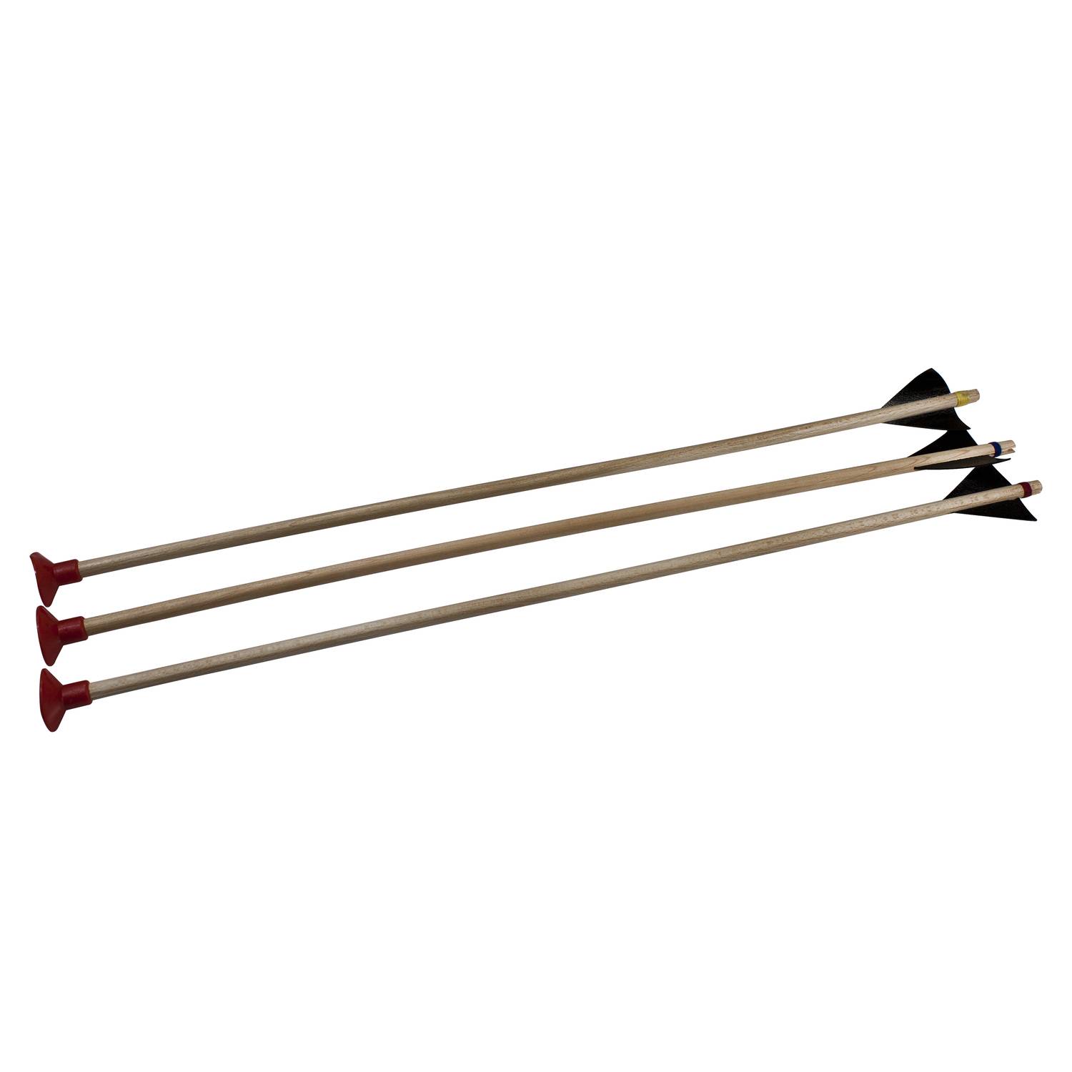 BestSaller 1201 Sportbogen 118cm aus Eschen Holz, inklusive 3 Pfeile, natur, 4-teilig (1 Set)