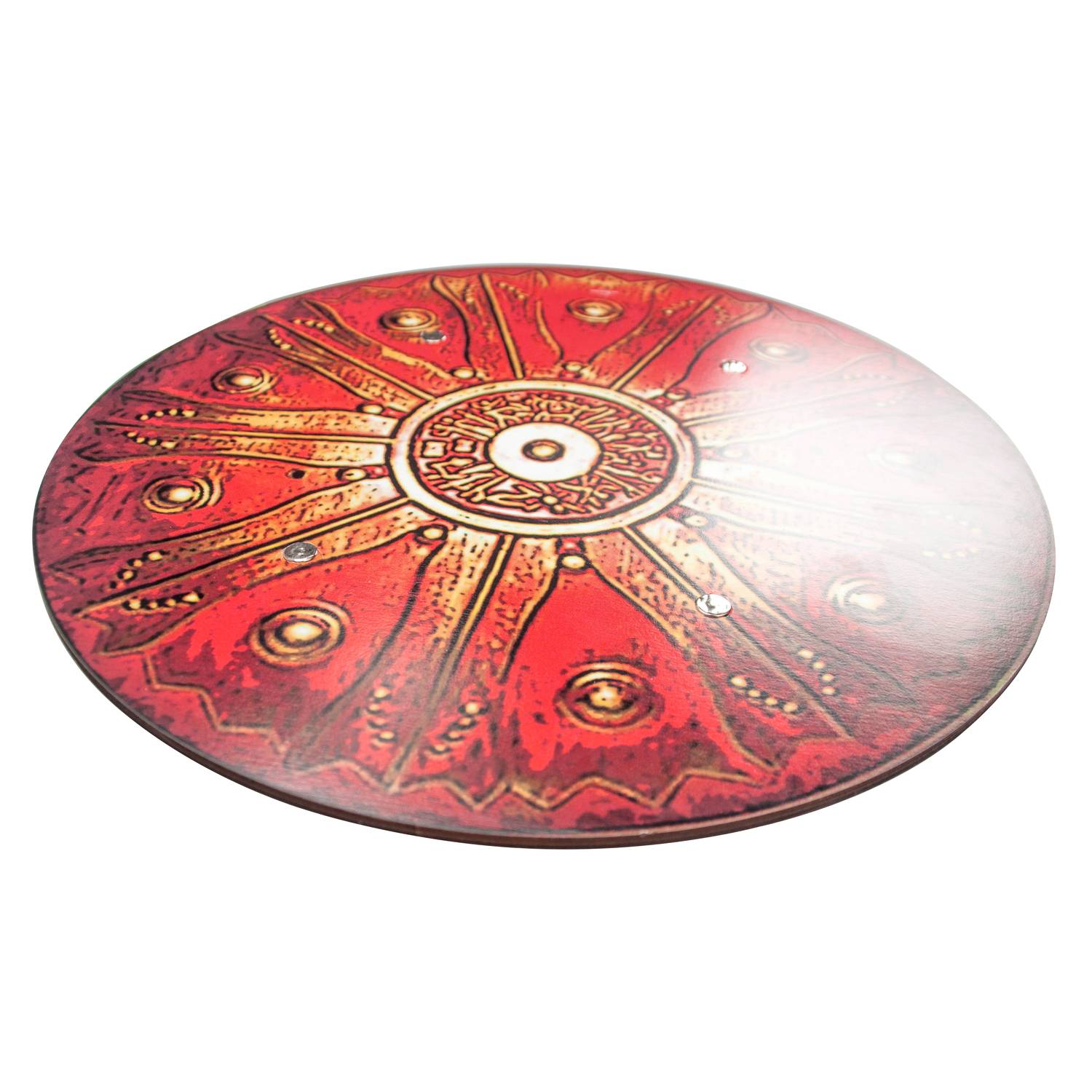 BestSaller 1154 Römer Hopliten Ritterschild, Holz, Ø 33cm, rund, mehrfarbig