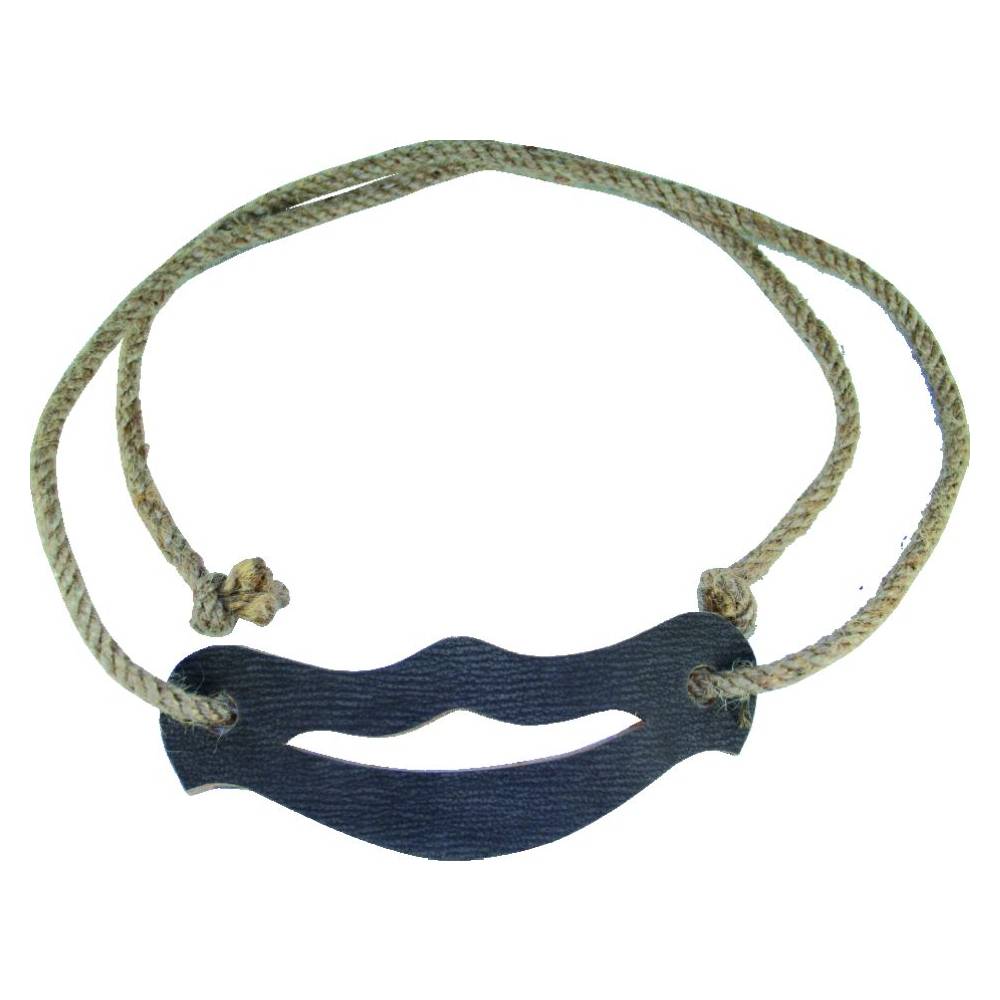 BestSaller 1003 Ritter Schwerthalter aus Leder mit Hanfseil, 100 cm, natur