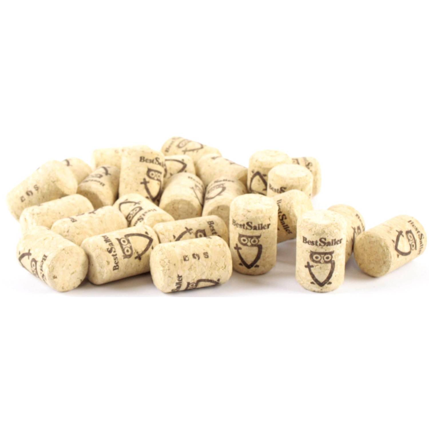 BestSaller 1236 Armbrust Korken, 35x22mm, Flaschenkorken, natur (25er Pack)
