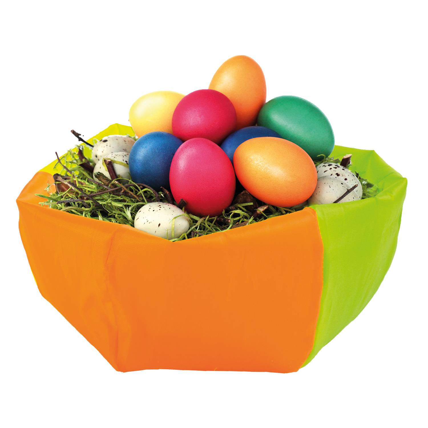 EDUPLAY 130230 Balloncover/Osternest 20 cm, mehrfarbig