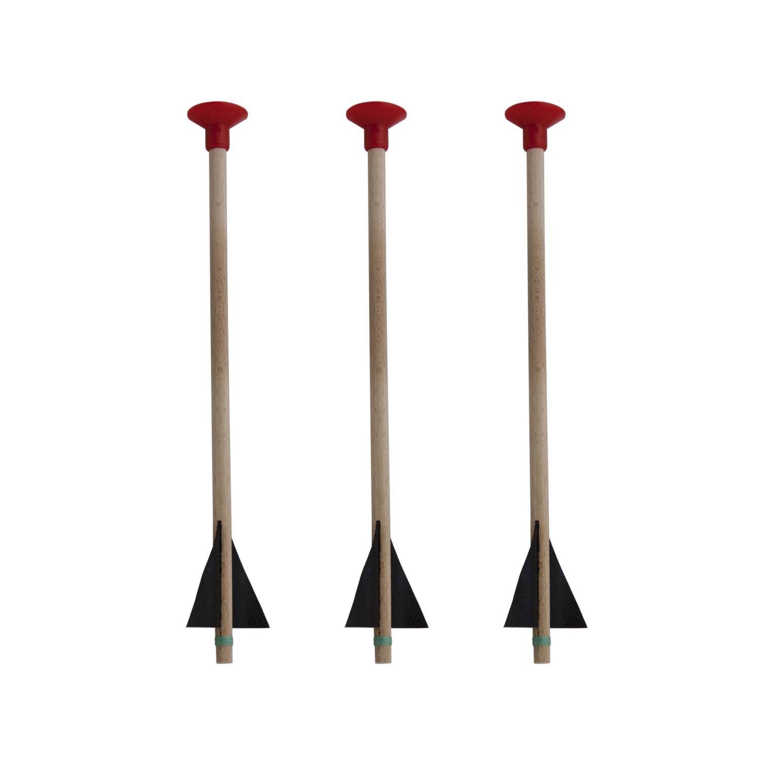 BestSaller 1265 Sportbogen 90cm, Holz Esche, inkl. 3 Holz Pfeile 40cm, natur, 4-teilig (1 Set)