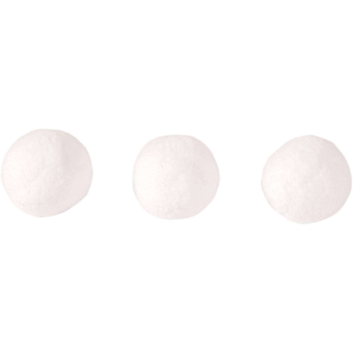 EDUPLAY 170331 Schneebälle, Ø 7,5 cm, weiß (20er Pack)