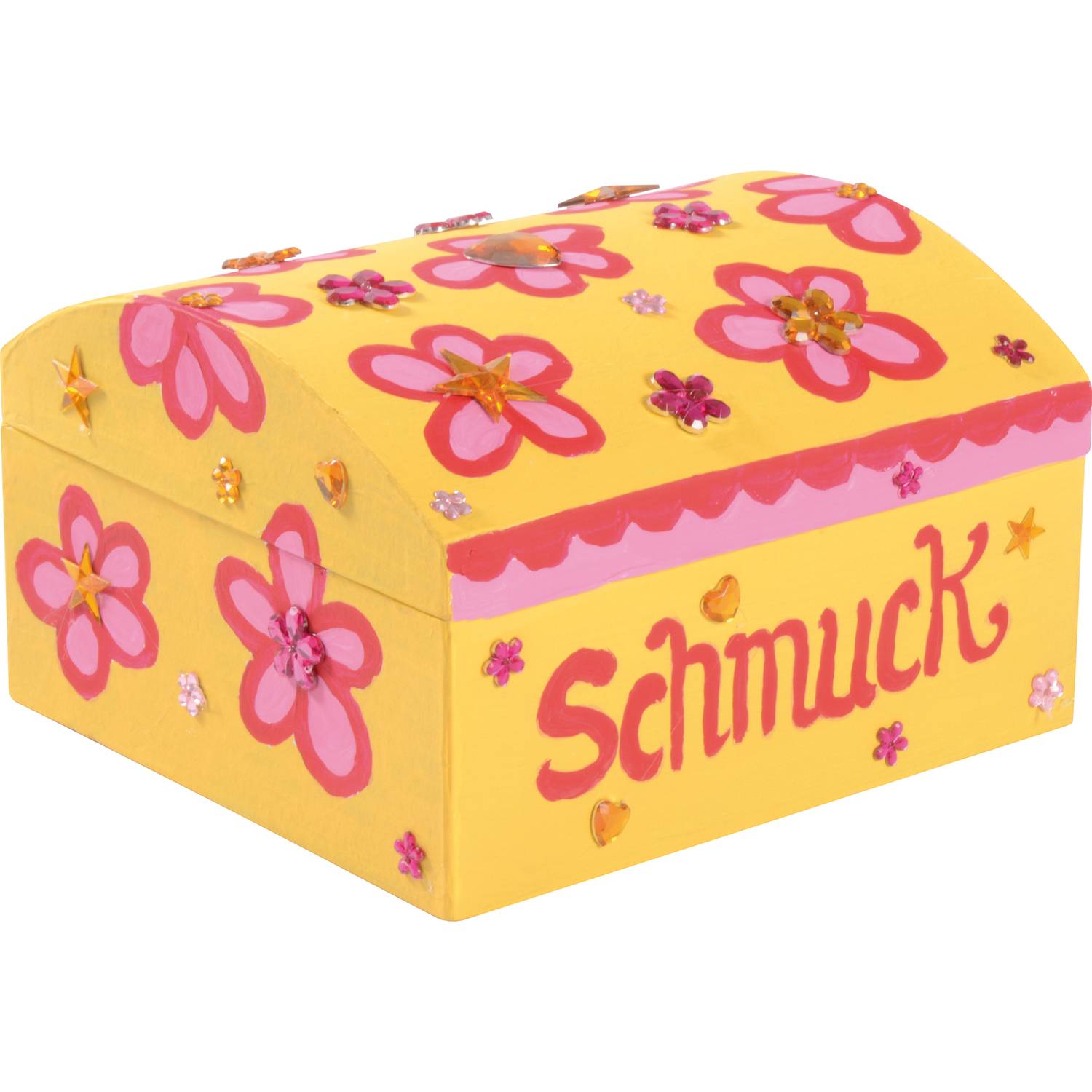 EDUPLAY 210266 Mini-Schatztruhen, Karton, natur, 30-teilig (1 Set)