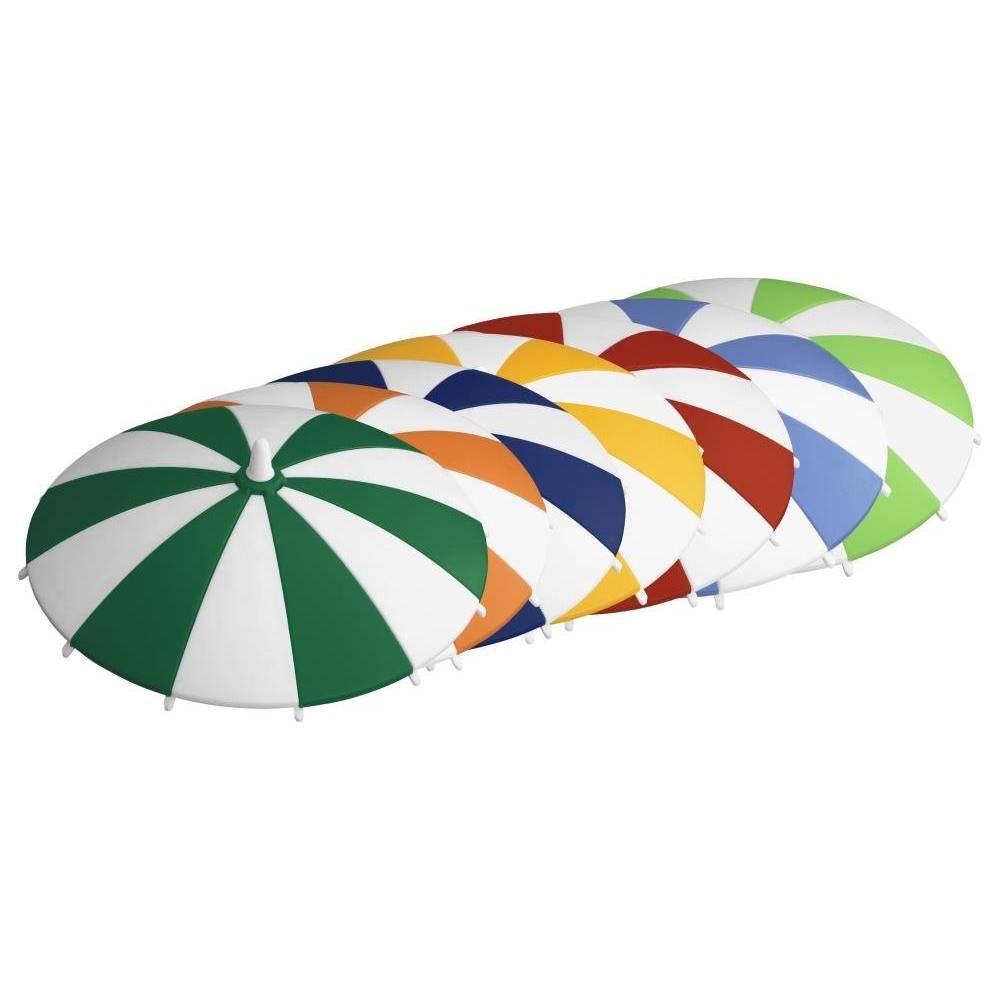 homeXpert 3065170706 Glasabdeckung Trinkglas-Deckel Schirmchen, Ø 11,5 cm (Farbe zufällig, 1 Stück)