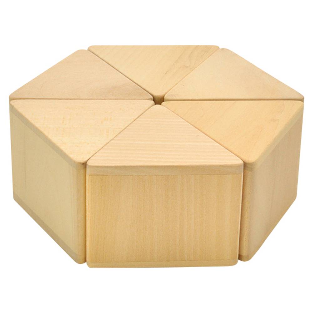 EDUPLAY 120-160 Geräusch Prismas, natur, 12-teilig (1 Set)