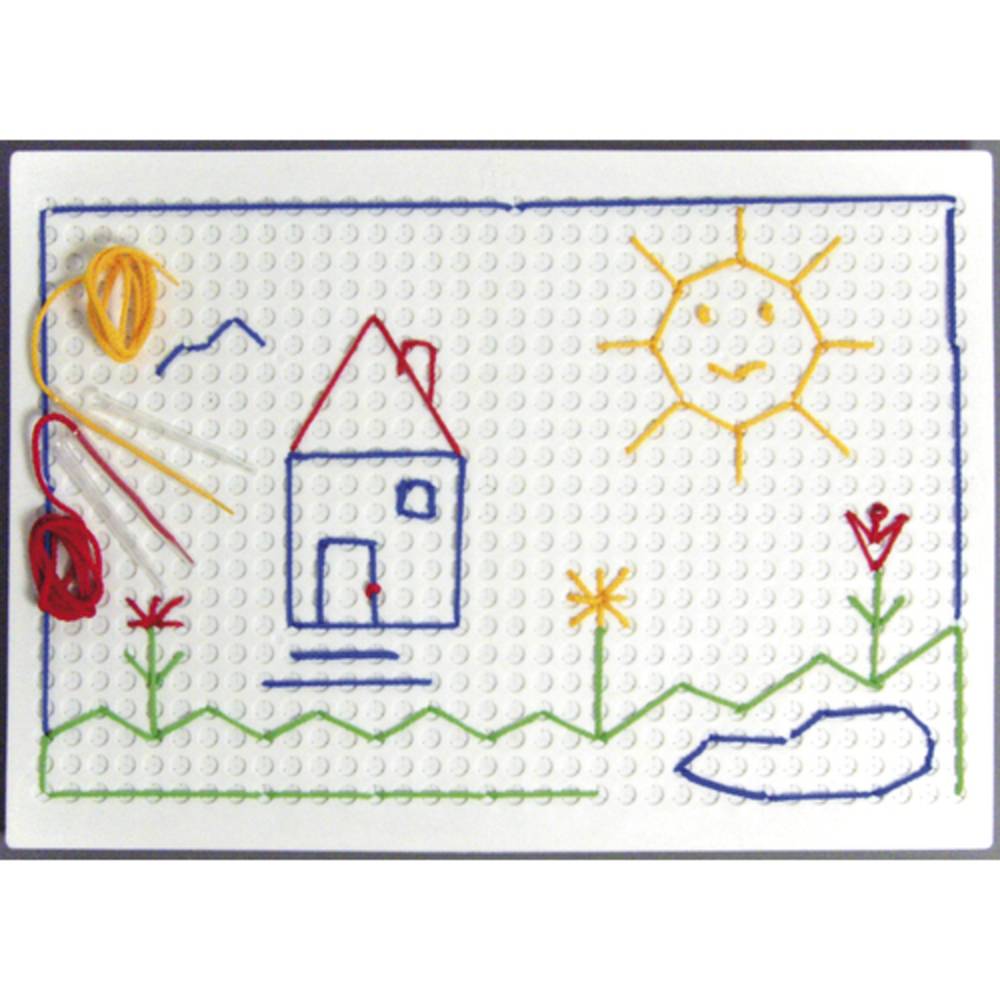 EDUPLAY 120-168 Mega Pickboard Fädelspiel, mehrfarbig