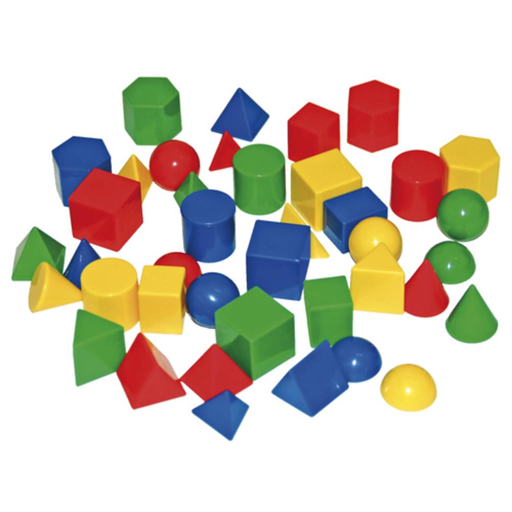 EDUPLAY 120-153 Geo Formen im Schraubglas, bunt, 40-teilig (1 Set)