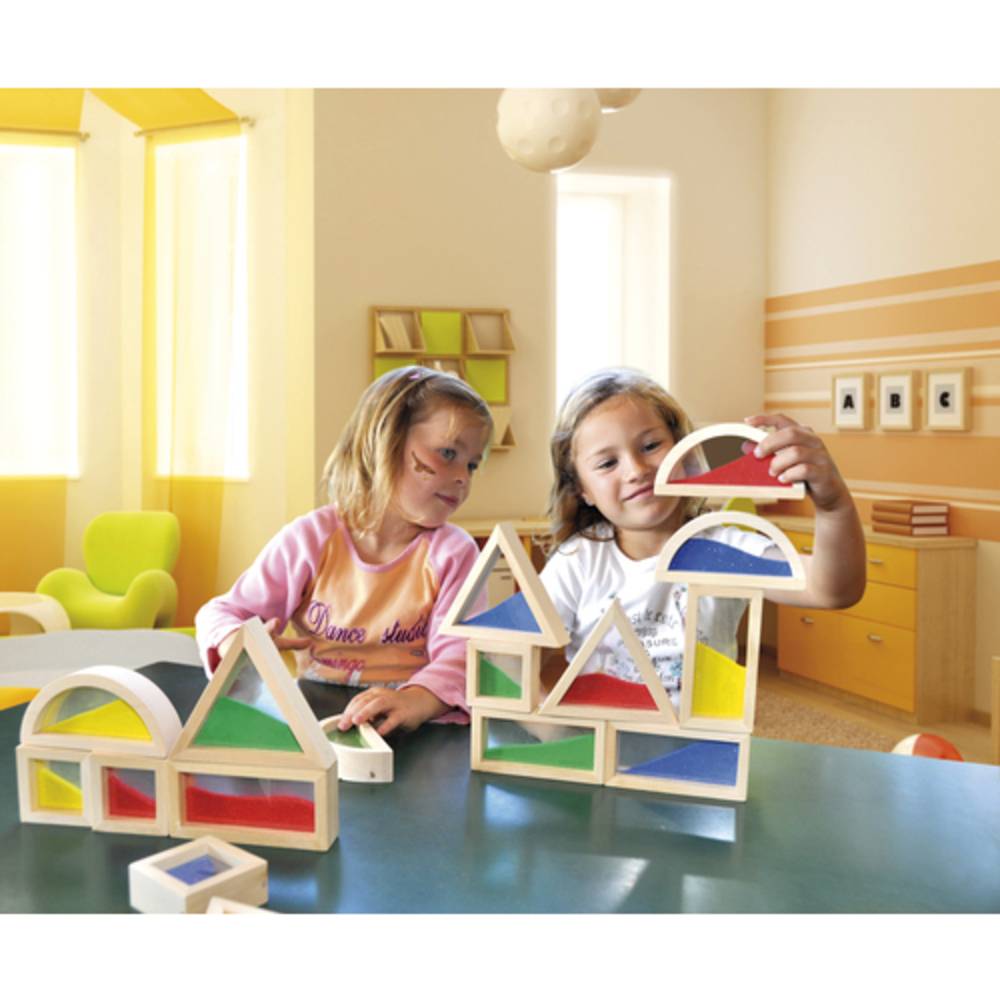 EDUPLAY 120-158 Blocks mit Sand, bunt (16er Pack)