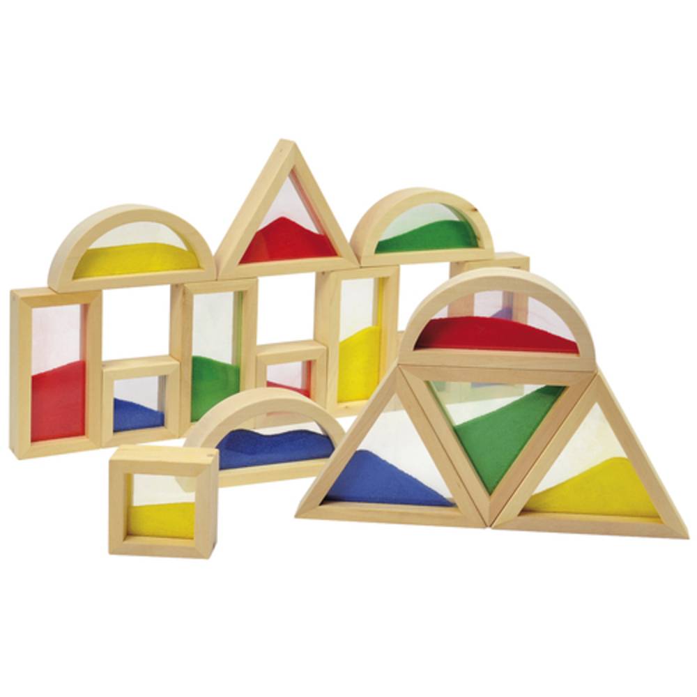 EDUPLAY 120-158 Blocks mit Sand, bunt (16er Pack)