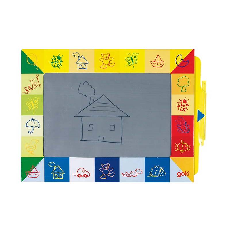 goki 58999 Zaubertafel, 27 x 19 cm, Pappe, bunt