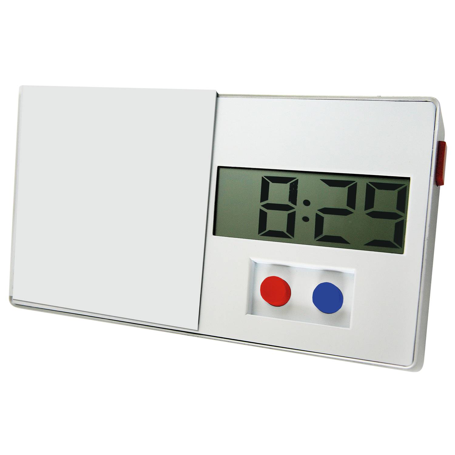 EDUPLAY 120-270 duale Lernuhr, analog und digital, zum Lernen der Uhrzeit, weiß