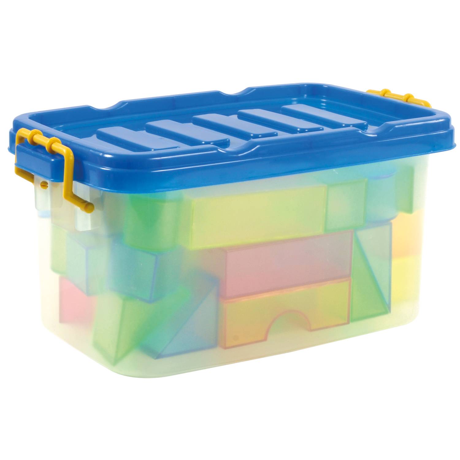 EDUPLAY 120301 50 Transparentblocks in Box, mehrfarbig, 51-teilig (1 Set)