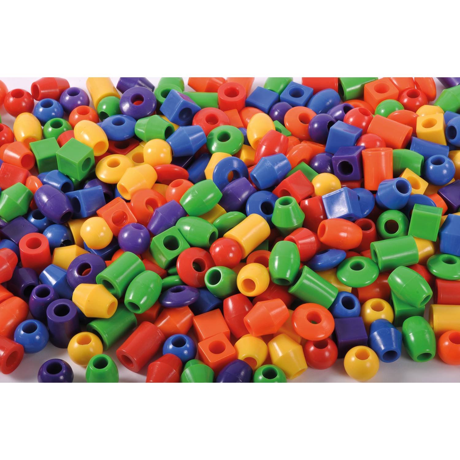 EDUPLAY 120303 Fädelperlen gemischt, bunt, 364-teilig (1 Set)