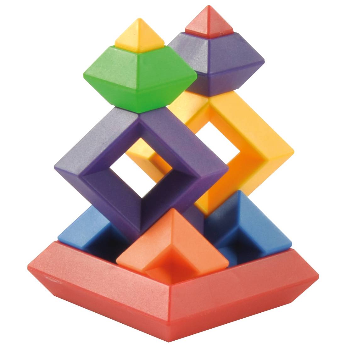 EDUPLAY 120304 Pyramidenbausatz, mehrfarbig (1 Set)