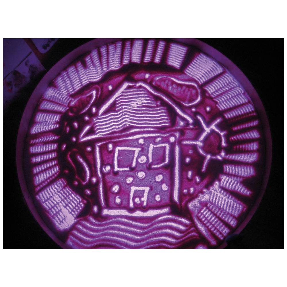 EDUPLAY 110236 Leuchtkübel für Sandmalen, Ø 47 cm, 15 cm hoch, natur