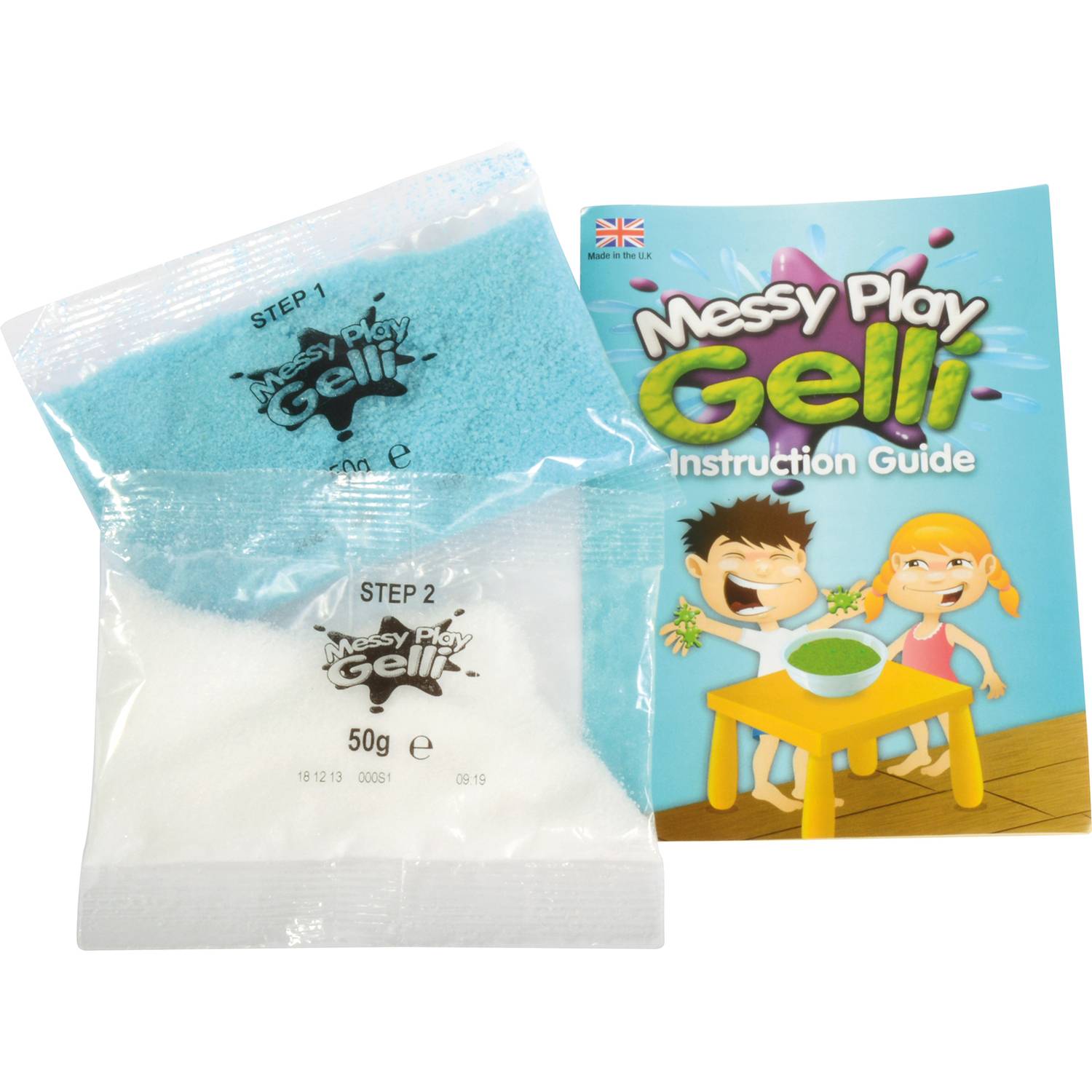 EDUPLAY 120386 Sensorikglibber, blau (1 Kg)