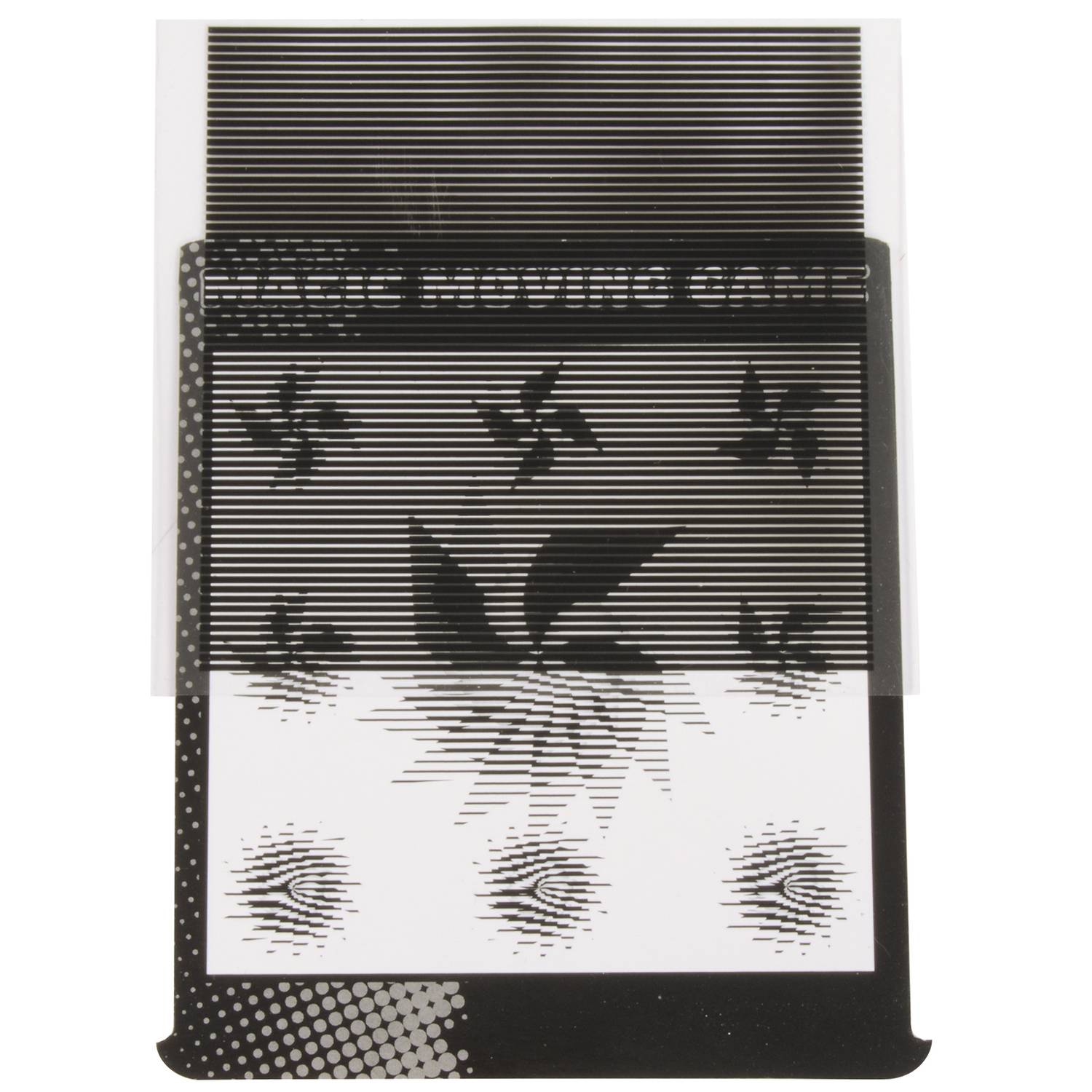 EDUPLAY 130227 Zauberkarte, 9,2 x 10,3 cm, schwarz/weiß (Modell zufällig, 1 Stück)