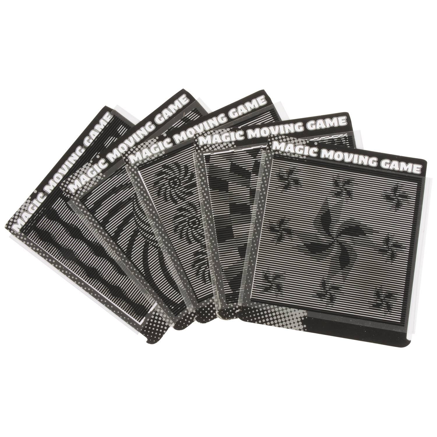 EDUPLAY 130227 Zauberkarte, 9,2 x 10,3 cm, schwarz/weiß (Modell zufällig, 1 Stück)