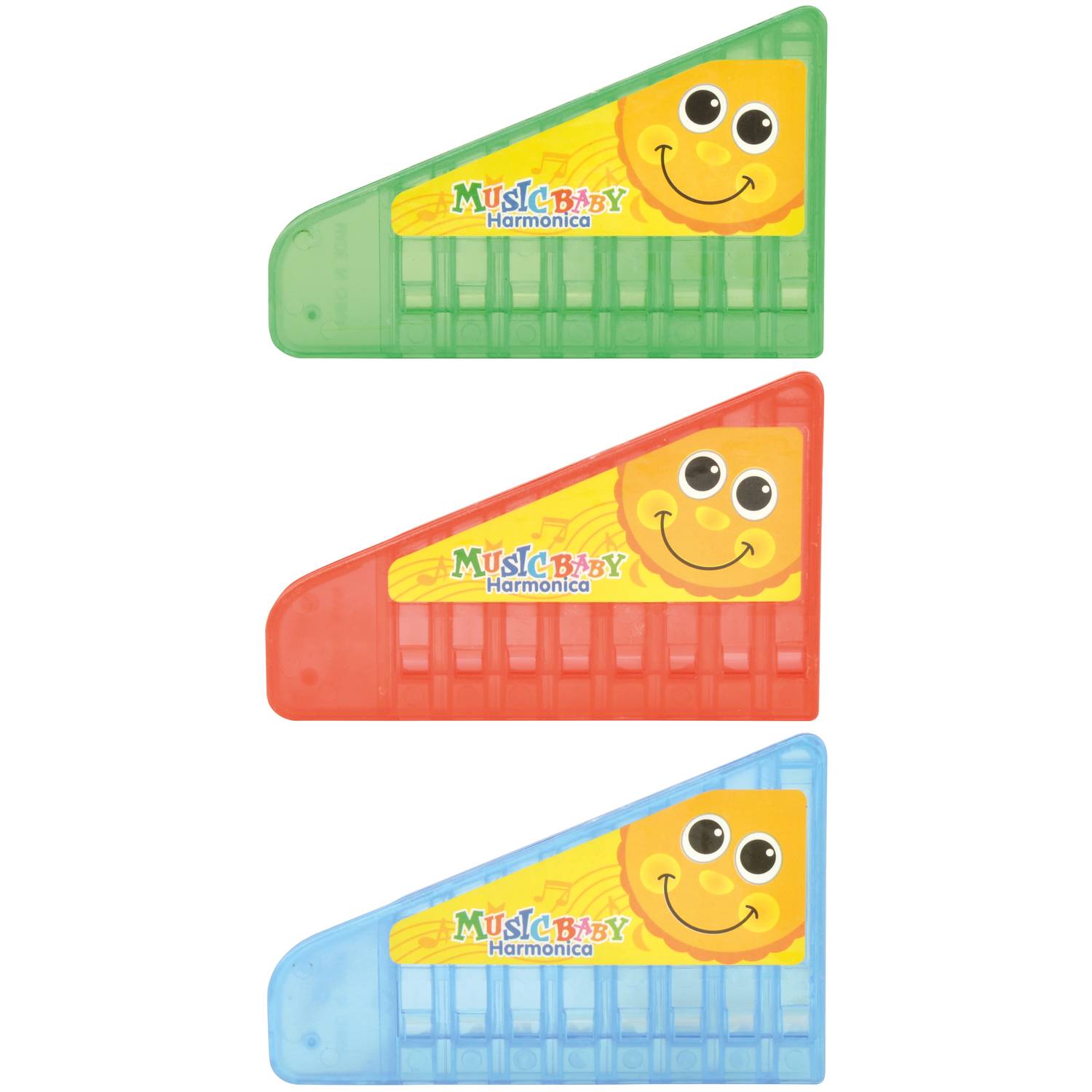 EDUPLAY 130225 Mini Mundharmonika, 15,4 x 9,8 x 1 cm, Kunststoff (Farbe zufällig, 1 Stück)