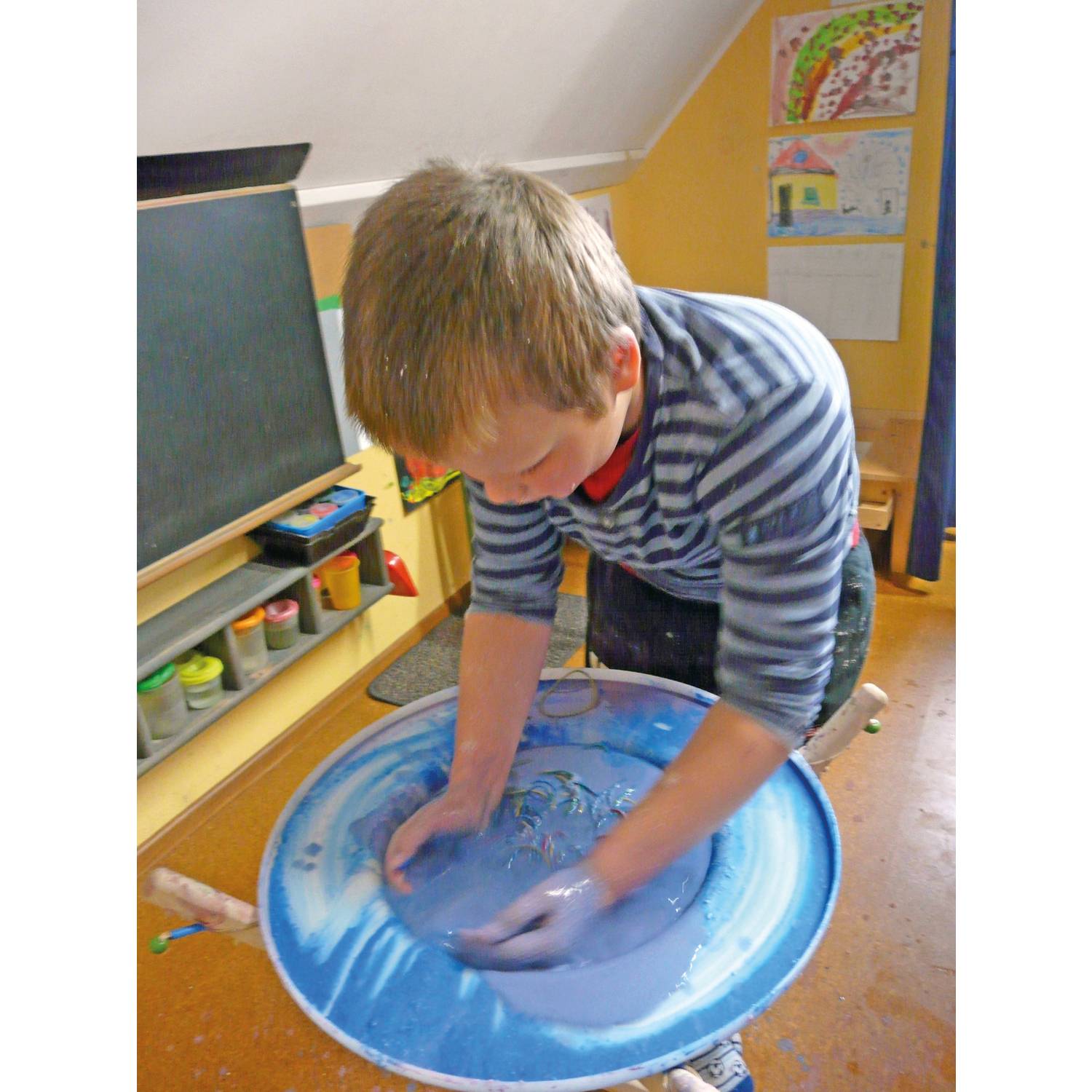 EDUPLAY 110340 Faszinationsdom für Leuchtkübel, Kunststoff, 49 cm, 20 cm hoch, weiß/natur