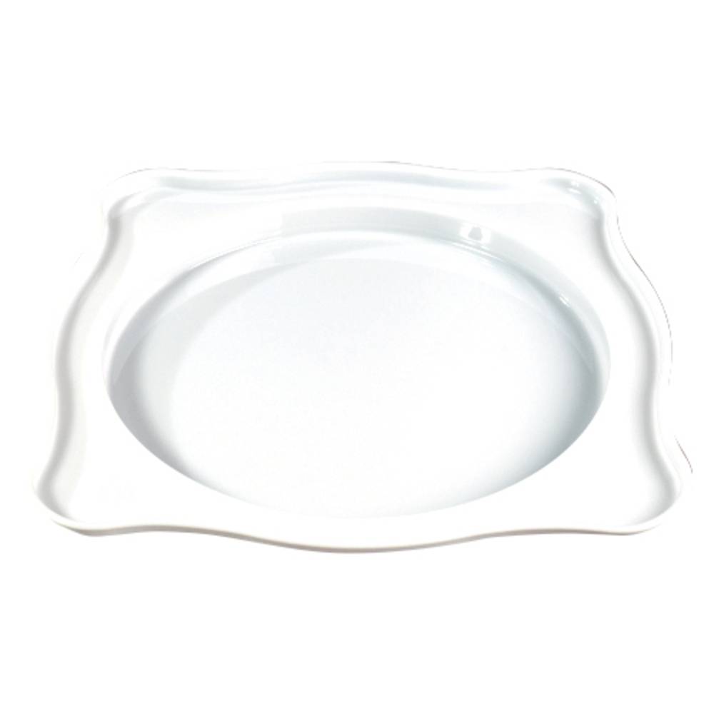 EDUPLAY 110341 Faszinationsschale für Leuchtkübel, Kunststoff, Ø 56 cm, 5 cm hoch, natur/weiß