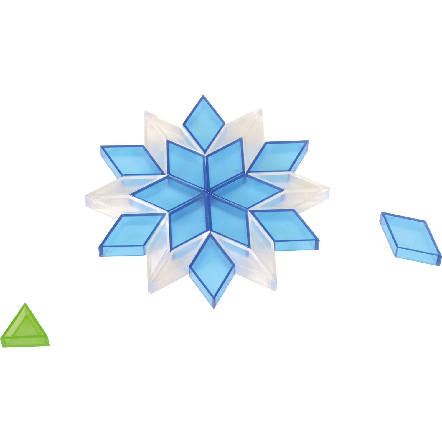 EDUPLAY 120415 Legematerial in 6 verschiedenen Formen & Farben inkl. Aufbewahrungsbox, bunt/transparent, 360-teilig (1 Set)