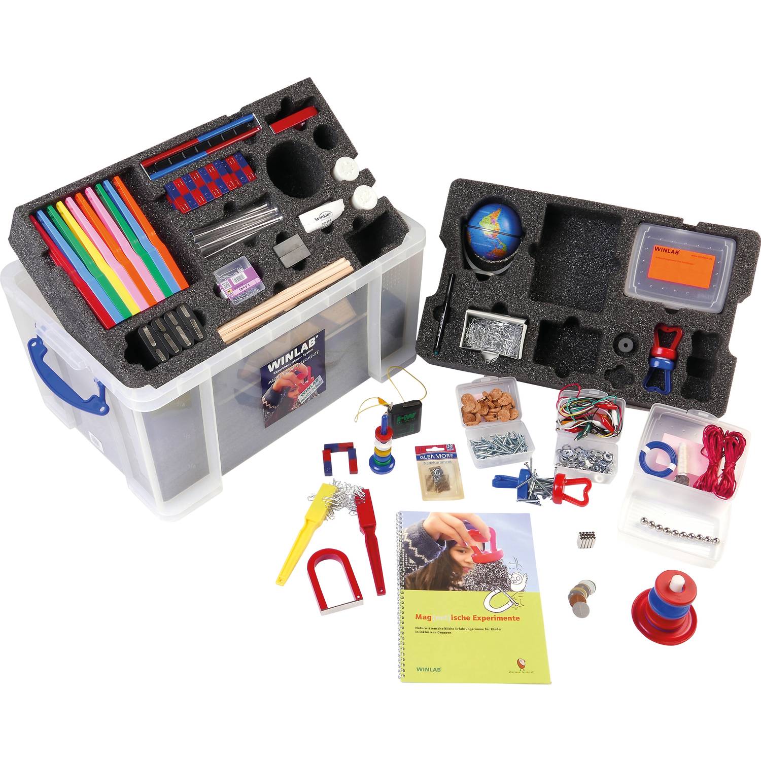 EDUPLAY 120417 Winlab Magnetische Experimente, mehrfarbig (1 Set)