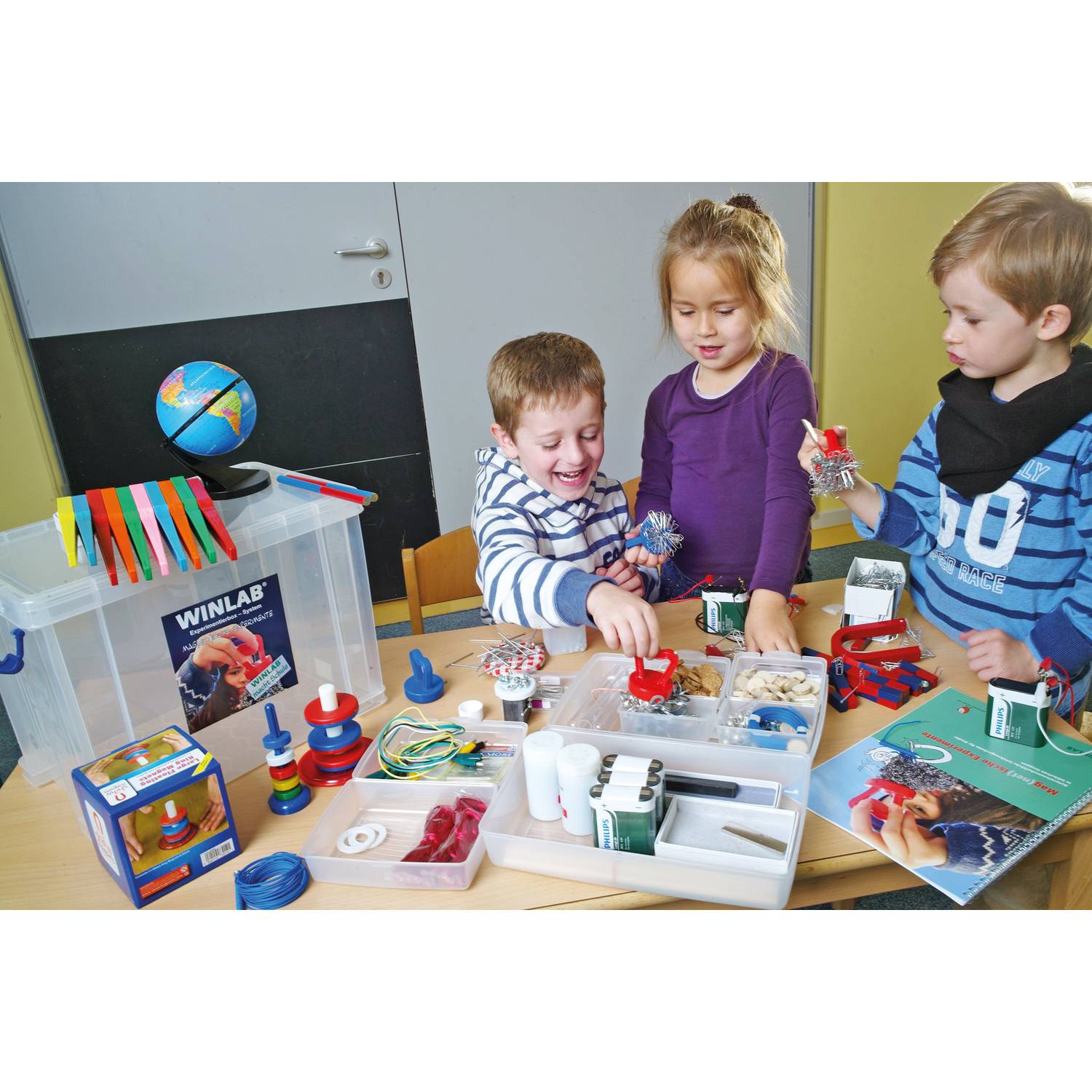 EDUPLAY 120417 Winlab Magnetische Experimente, mehrfarbig (1 Set)
