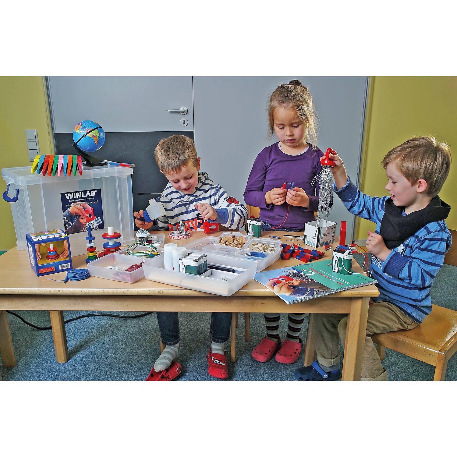 EDUPLAY 120417 Winlab Magnetische Experimente, mehrfarbig (1 Set)