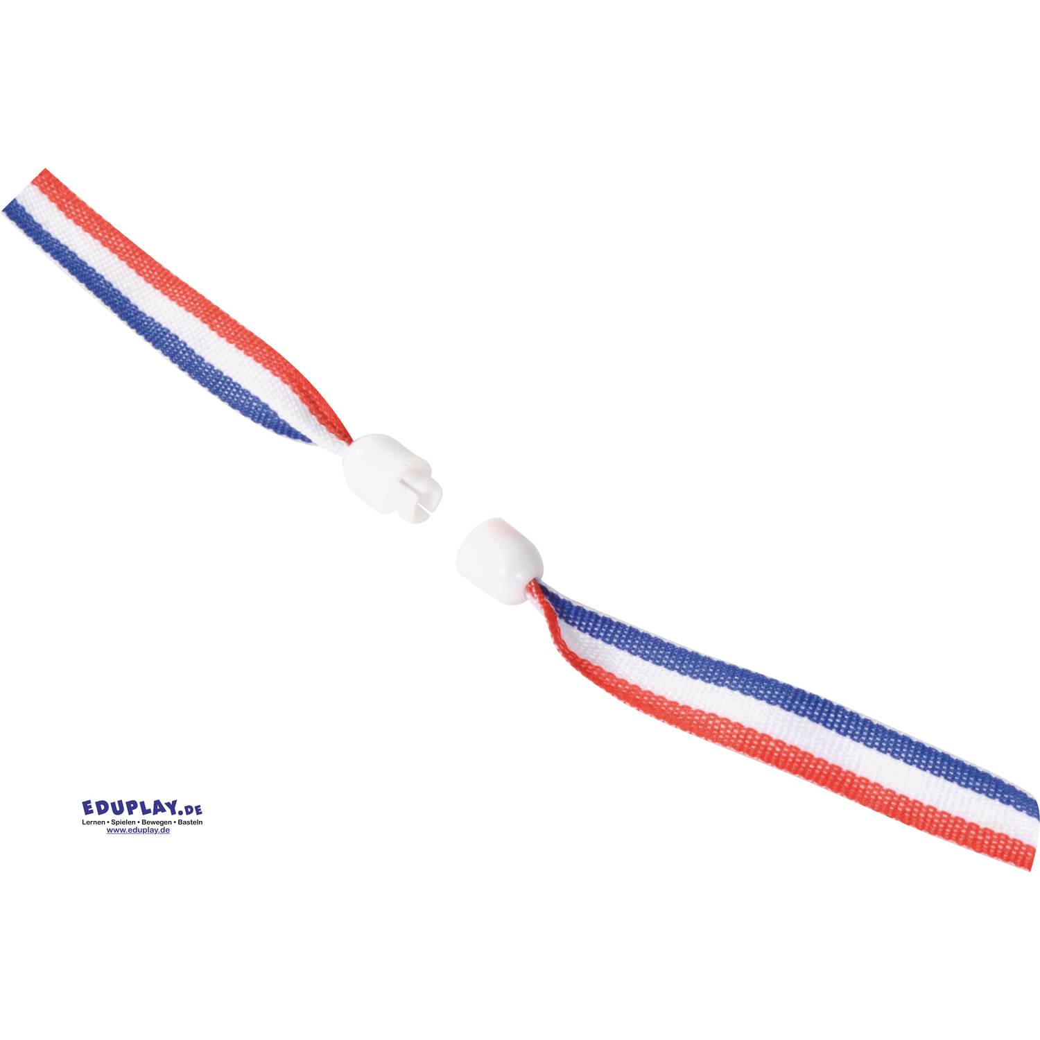 EDUPLAY 130274 Kunststoff-Medaille mit Sicherheitsverschluss zum Beschriften, gold