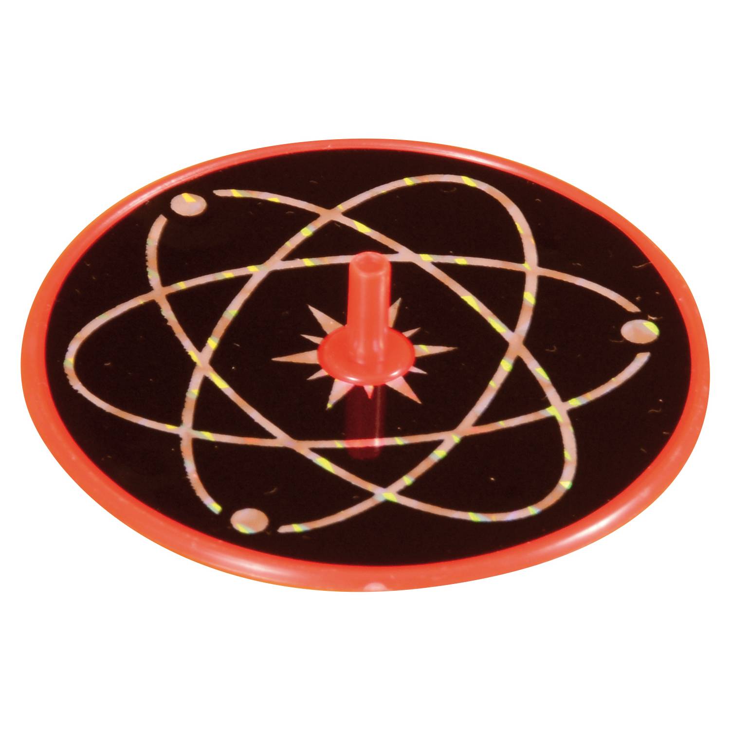 EDUPLAY 120642 Laser Kreisel, Ø 7,5 x 2 cm, mehrfarbig (Modell zufällig, 12er Pack)