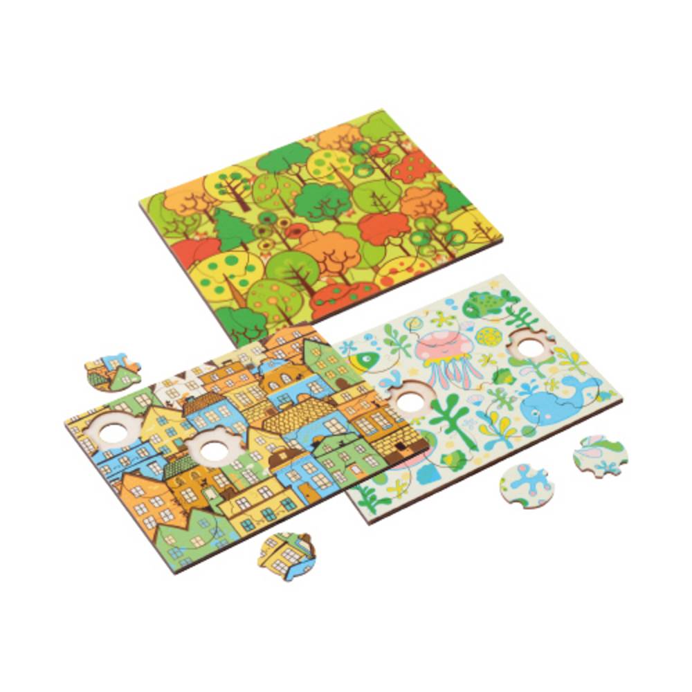 EDUPLAY 120737 Phantasiepuzzle-Set Themen, bunt (1 Set)