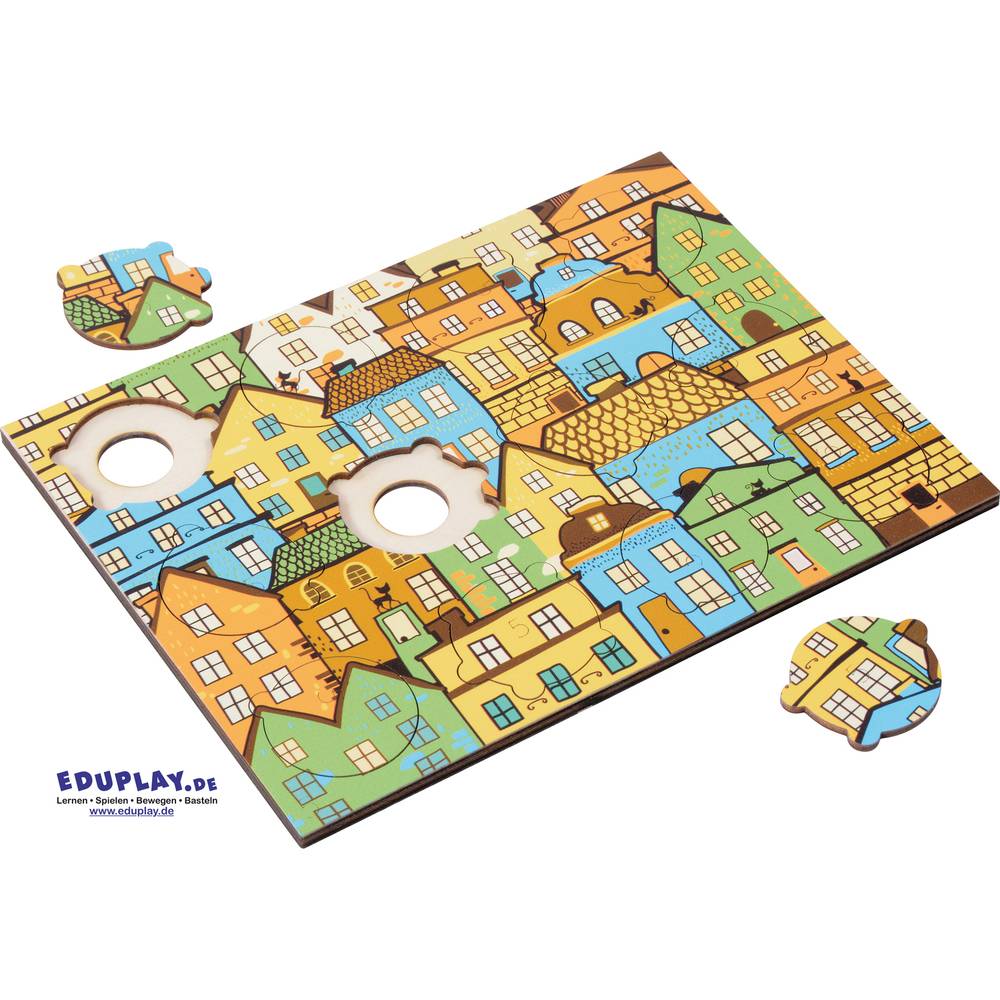 EDUPLAY 120737 Phantasiepuzzle-Set Themen, bunt (1 Set)