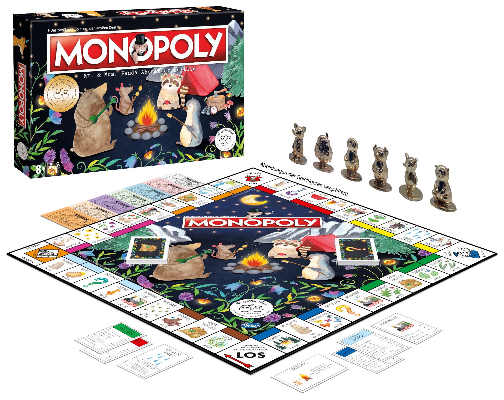Monopoly Mr. und Mrs. Panda Gesellschaftsspiel Brettspiel Spiel