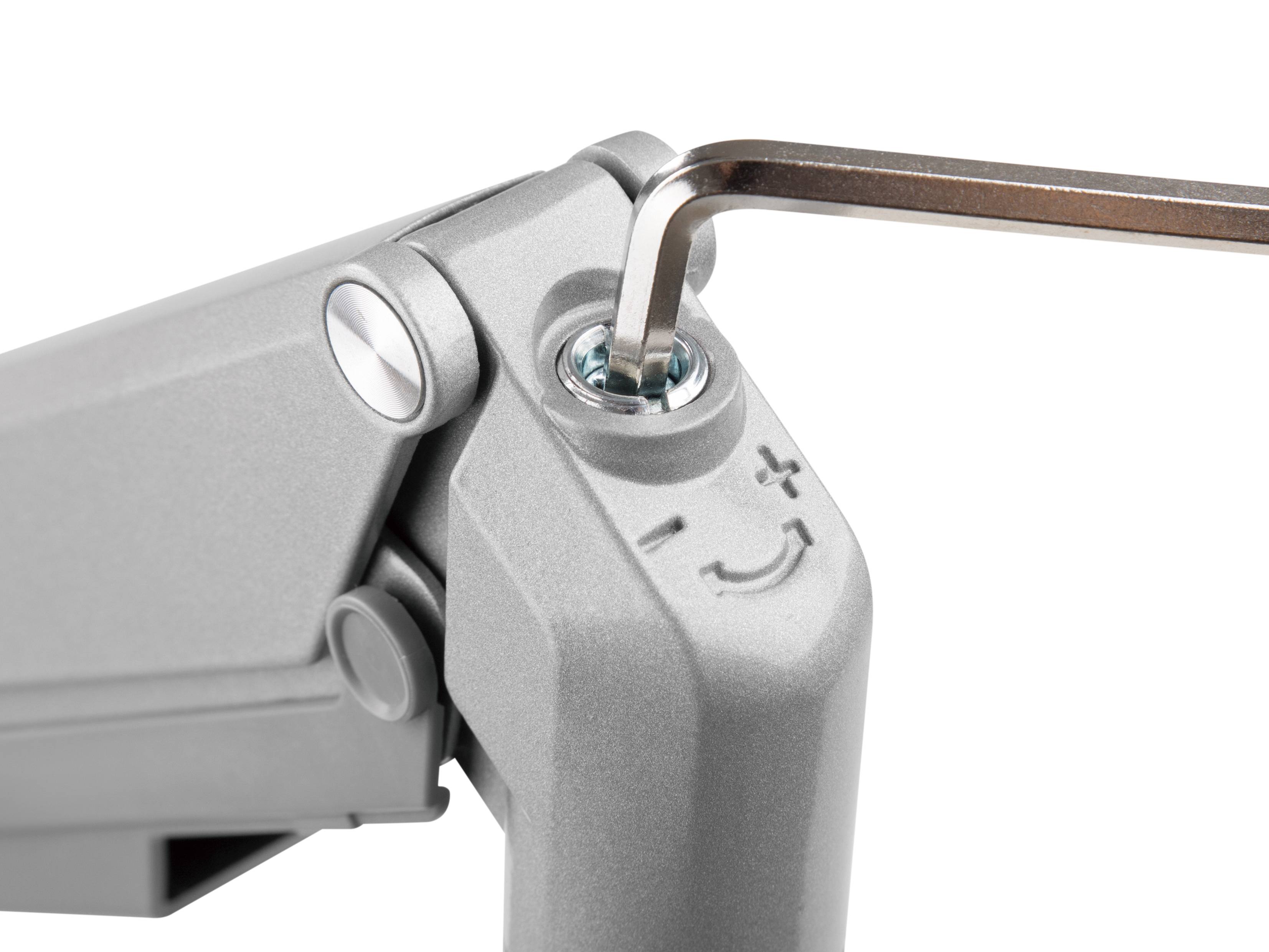 Equip Befestigungskit - einstellbarer Arm - für LCD-Display - Aluminium - Bildschirmgröße: 33-68.6 cm (13"-27")