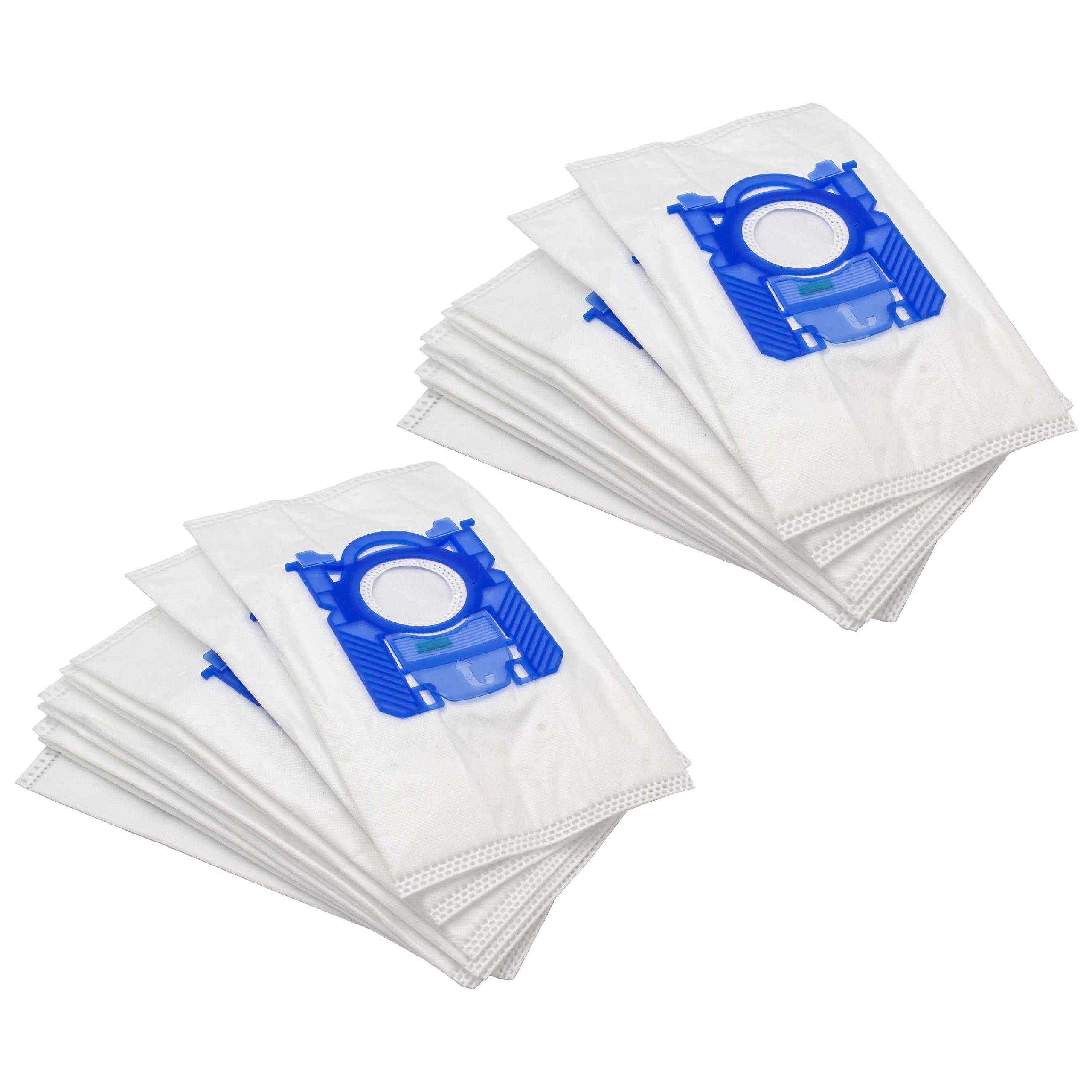 vhbw 20x Staubbeutel kompatibel mit Volta Bolido U 4500 - 4595, U 4595, U 4500 Staubsauger - 30cm x 18cm Weiß