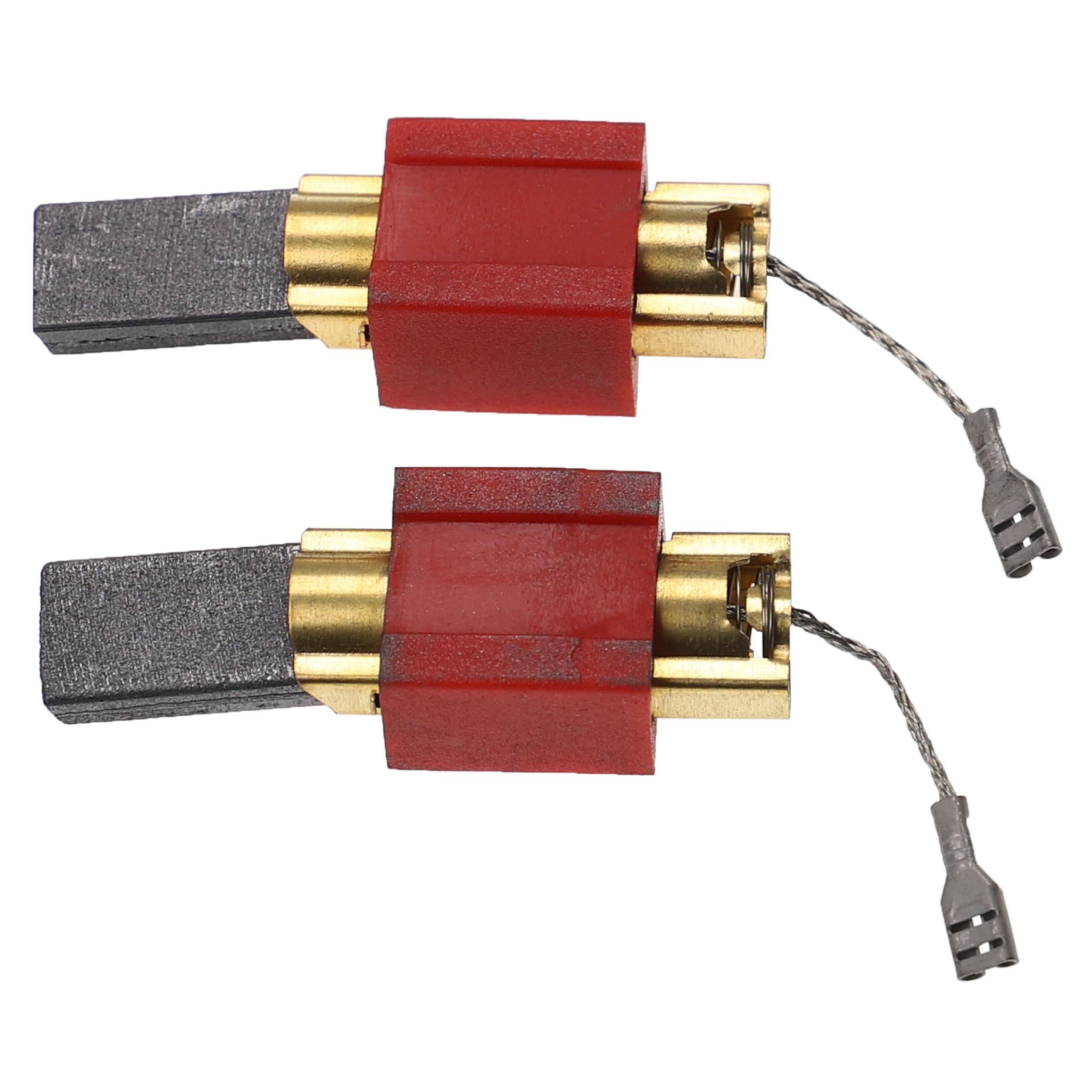 vhbw 2x Kohlebürste kompatibel mit Miele W830(SE), W831(DE), W832(NL), W823(DE), W833(NL), W828(PT), W830(NL), W826, W828(ES) Waschmaschine