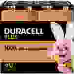 Duracell Batterie Alkaline, E-Block, 6LR61, 9V Plus, Extra Life, Retail Blister (4-Pack)