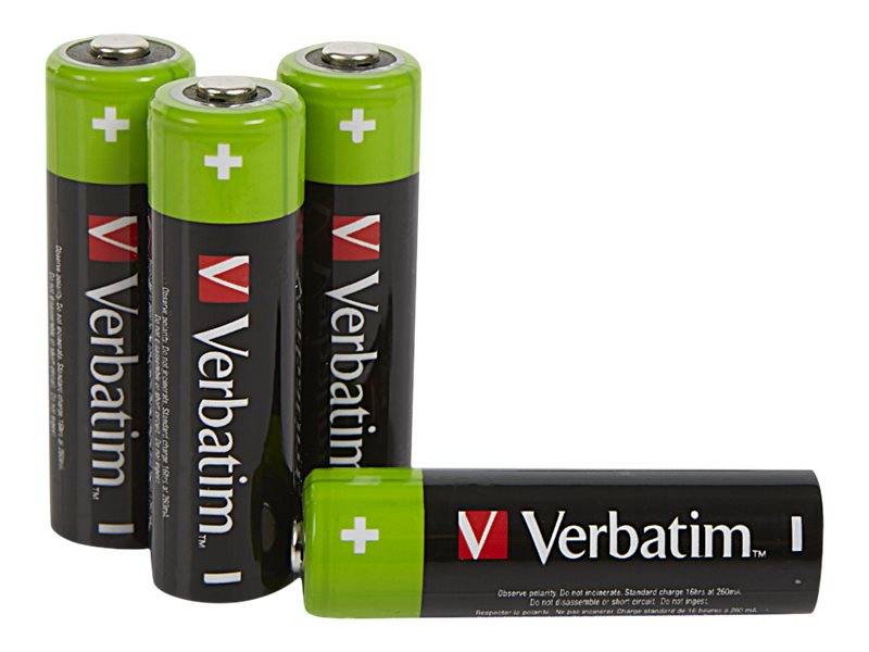 Verbatim Premium - Batterie 4 x AA / HR6 - NiMH - (wiederaufladbar)