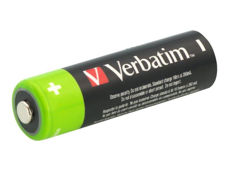 Verbatim Premium - Batterie 4 x AA / HR6 - NiMH - (wiederaufladbar)
