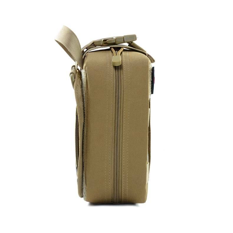 First Aid Kit taktische Tasche, EMT Erste Hilfe Notfalltasche Khaki (34-teilig)
