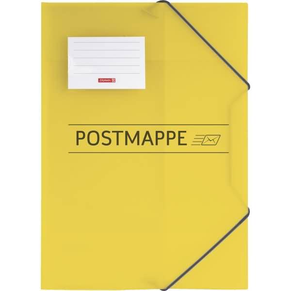 Postmappe A4 PP transluzent gelb